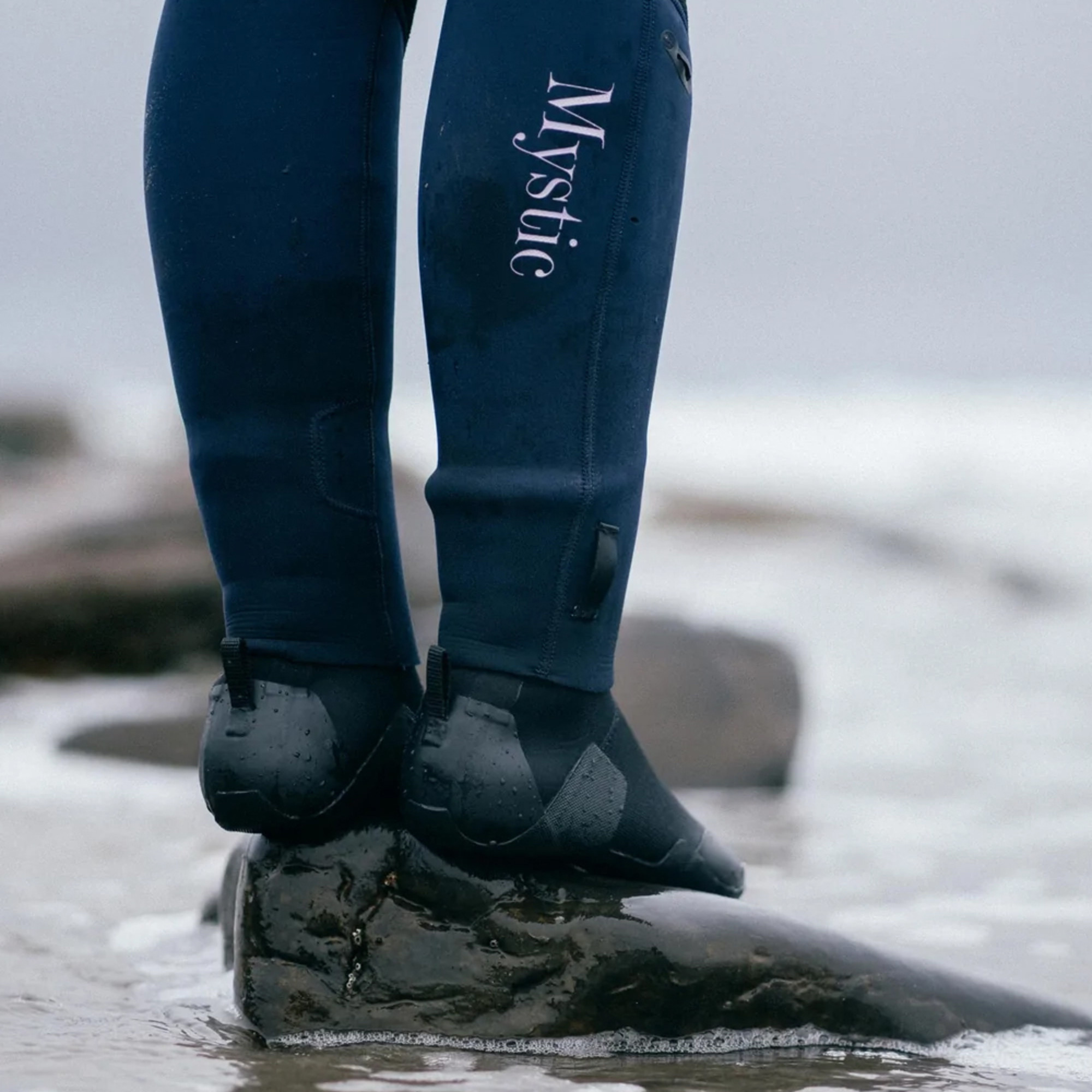 2023 Mystic Supreme 3mm Split Toe Wetsuit Boot 35015 230032 Black